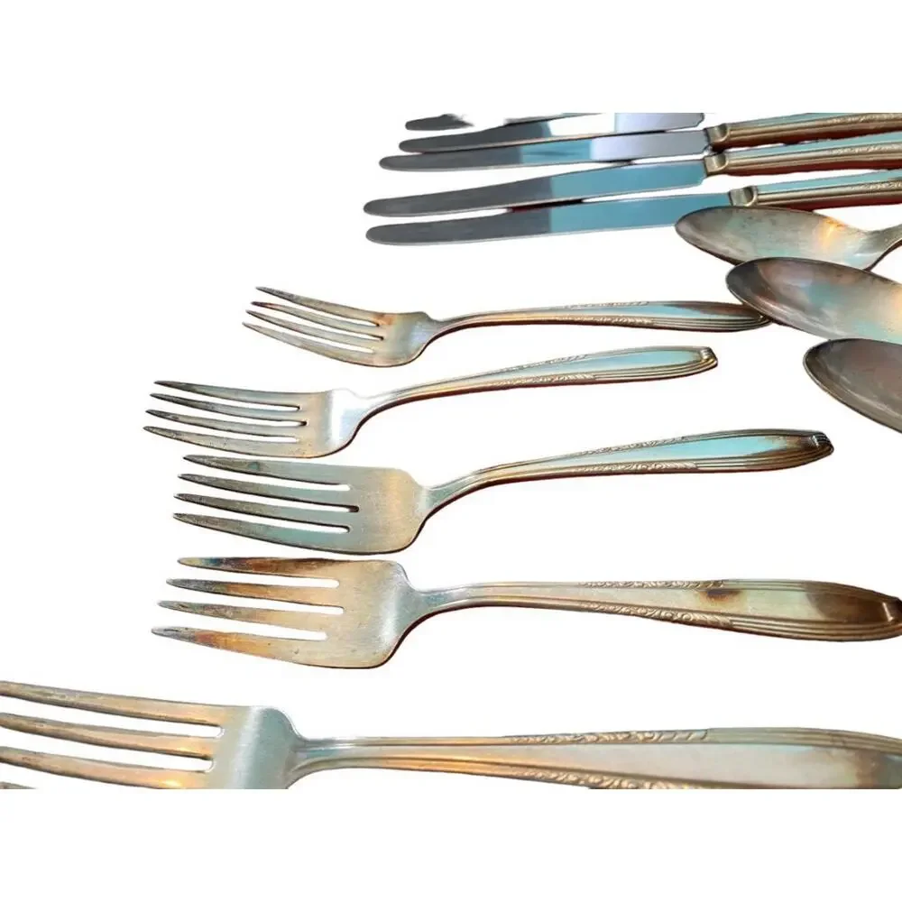 Harmony House Serenade Vintage Silver Plate 36 Piece Set